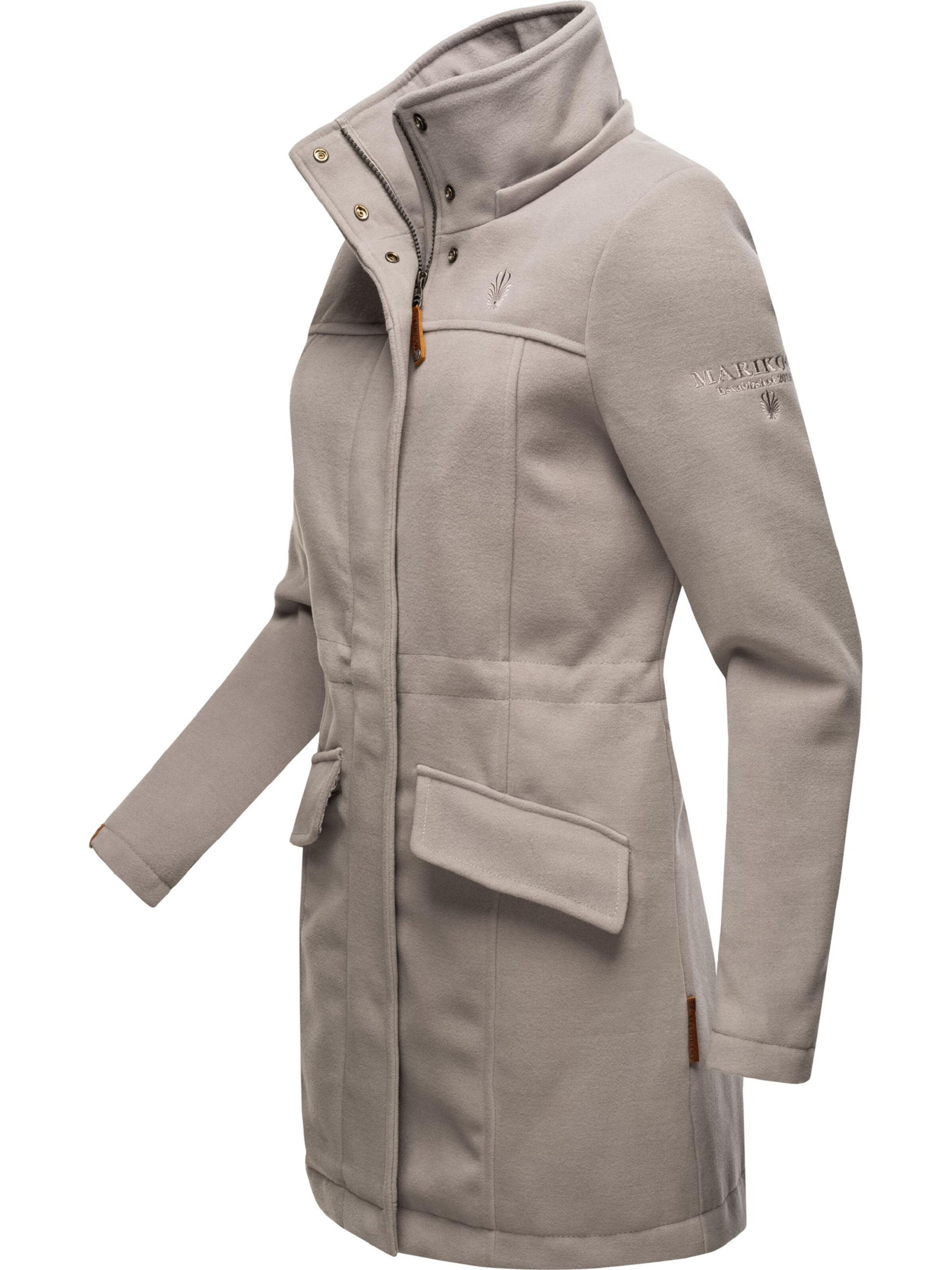 Manteau mi-saison MARIKOO en gris
