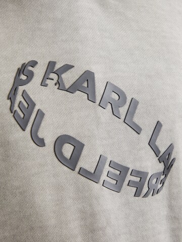 KARL LAGERFELD JEANS Sweatshirt 'ECLIPSE' i grå