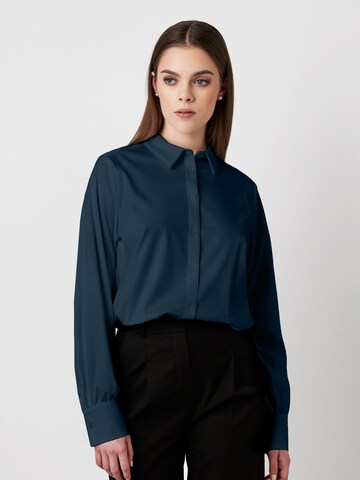DESOTO Bluse in Blau: Vorderseite