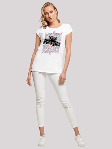 T-shirt 'Sex Pistols Anarchy Flag' F4NT4STIC en blanc