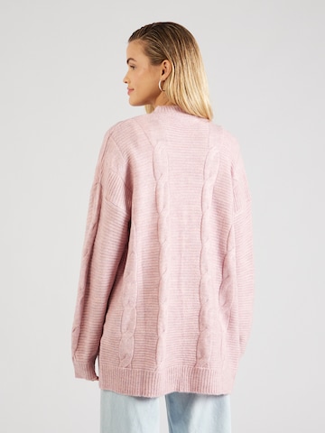 ABOUT YOU Knit Cardigan 'Anja ' in Pink