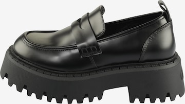 BUFFALOSlip On cipele 'Aspen' - crna boja: prednji dio