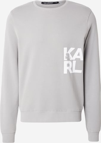 Karl LagerfeldSweater majica - siva boja: prednji dio