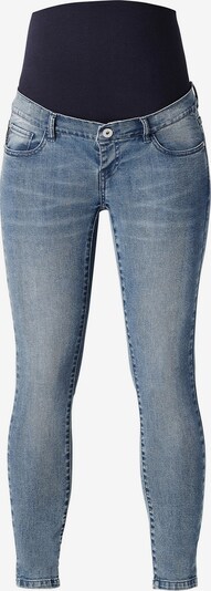 Jeans Supermom pe albastru denim, Vizualizare produs
