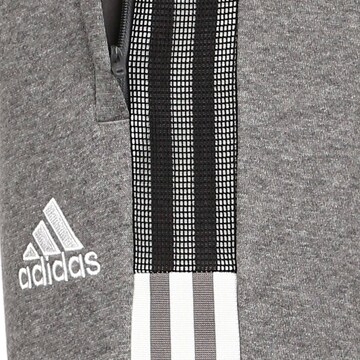 Effilé Pantalon de sport 'Tiro 21' ADIDAS SPORTSWEAR en gris