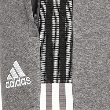Tapered Pantaloni sportivi 'Tiro 21' di ADIDAS SPORTSWEAR in grigio