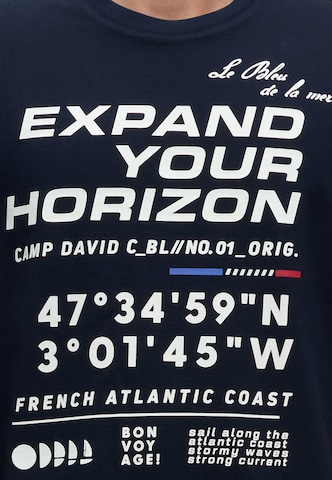 CAMP DAVID Shirt in Blue