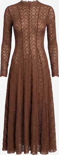 Tantra Robe de soirée 'Vestido largo de manga larga de encaje con textura, falda de vuelo con pinzas (BROWN)' en 38 en marron, Vue avec produit