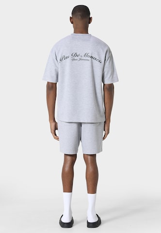 T-Shirt 'Crest' Pas De Monaco en gris