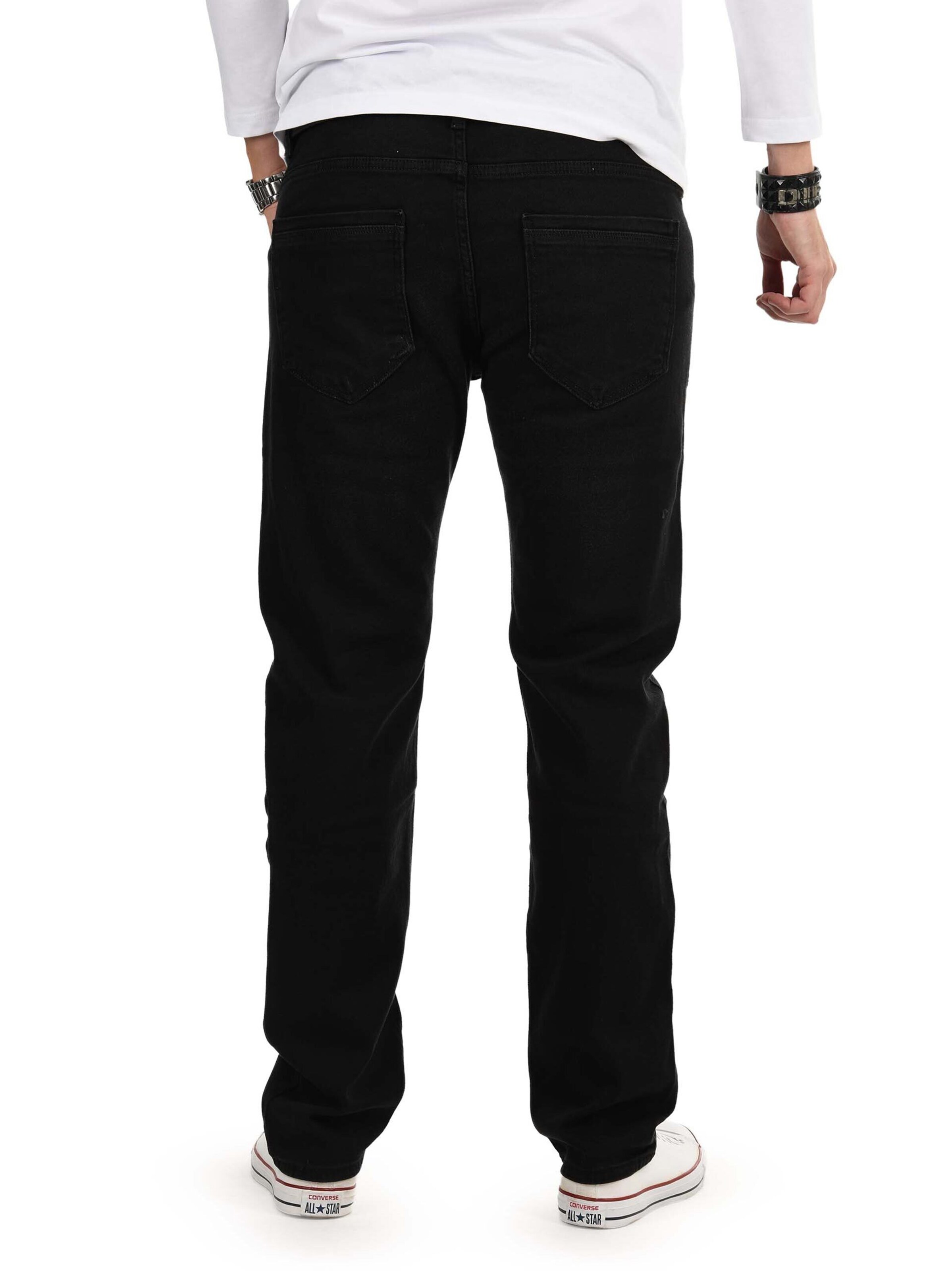 Alessandro Salvarini Regular Jeans in Black