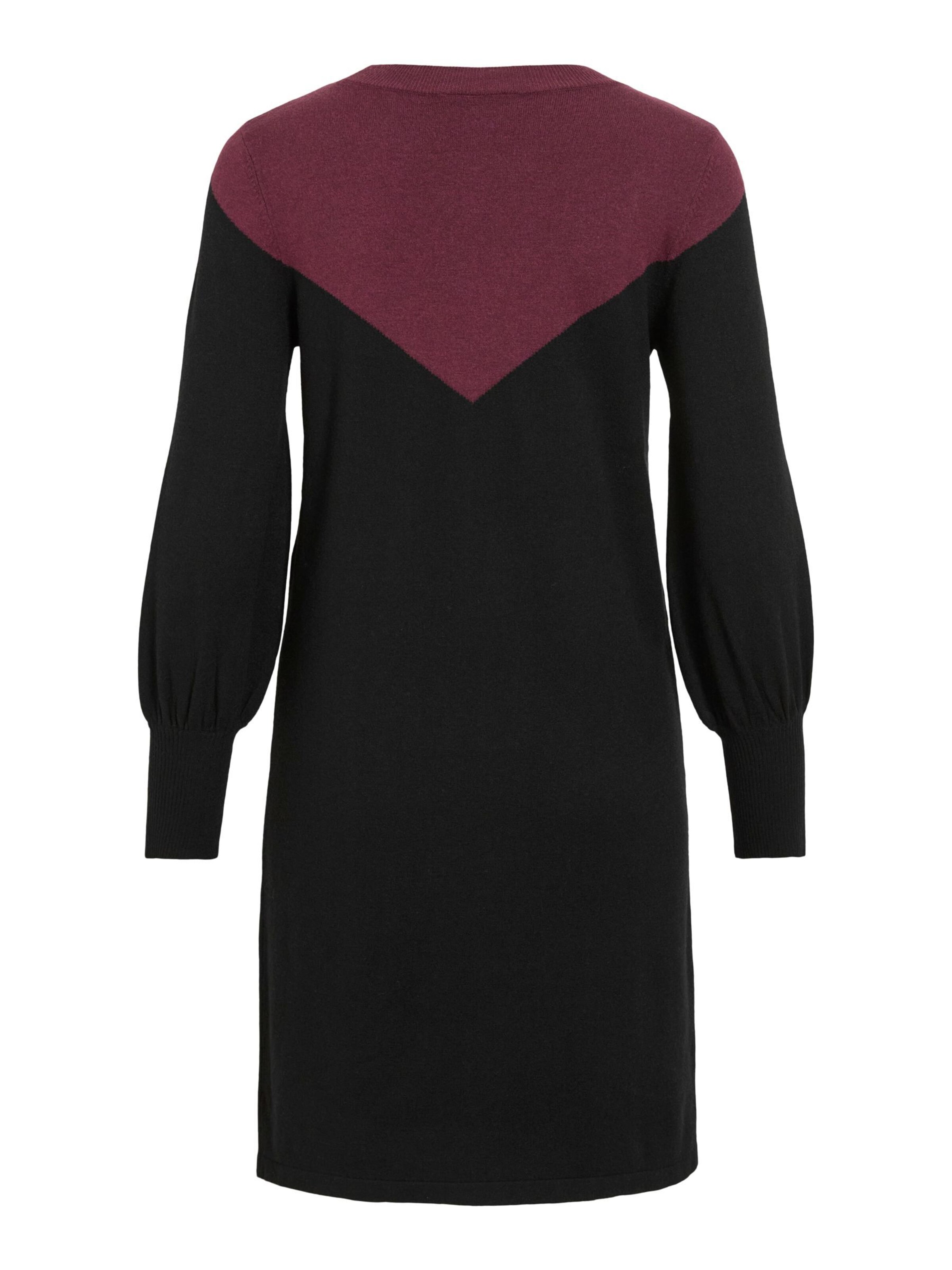 VILA Gebreide jurk 'VIKerry' in Zwart