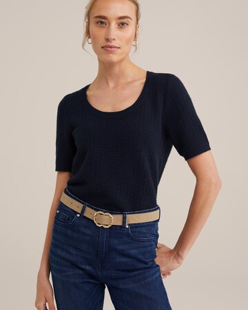 WE Fashion Pulóver - kék: elől