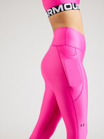 UNDER ARMOUR Skinny Sportovní kalhoty – pink