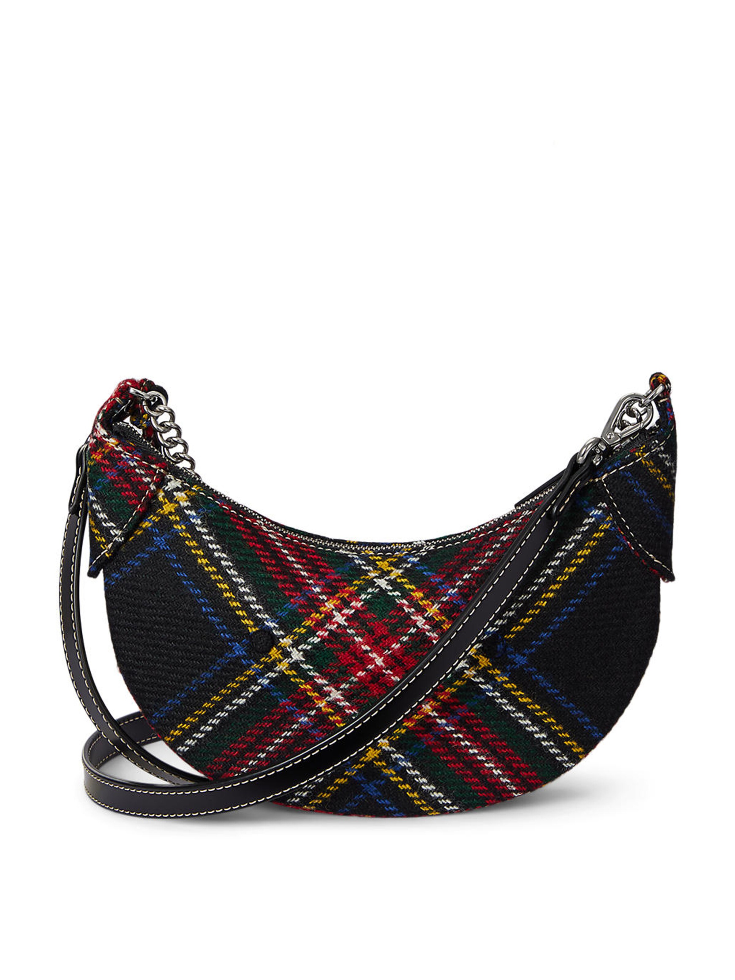 Polo Ralph Lauren Olkalaukku 'TARTAN-P' värissä punainen