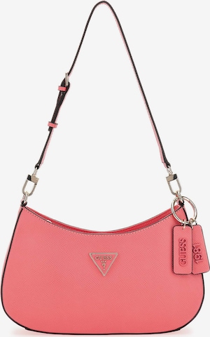 GUESS Skuldertaske 'Noelle' i pink: forside