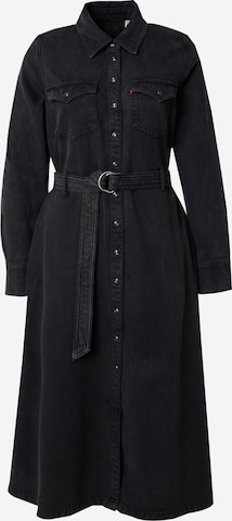 LEVI'S ® Ingruhák 'Quincey Long Sleeve Maxi Dress' - fekete: elől