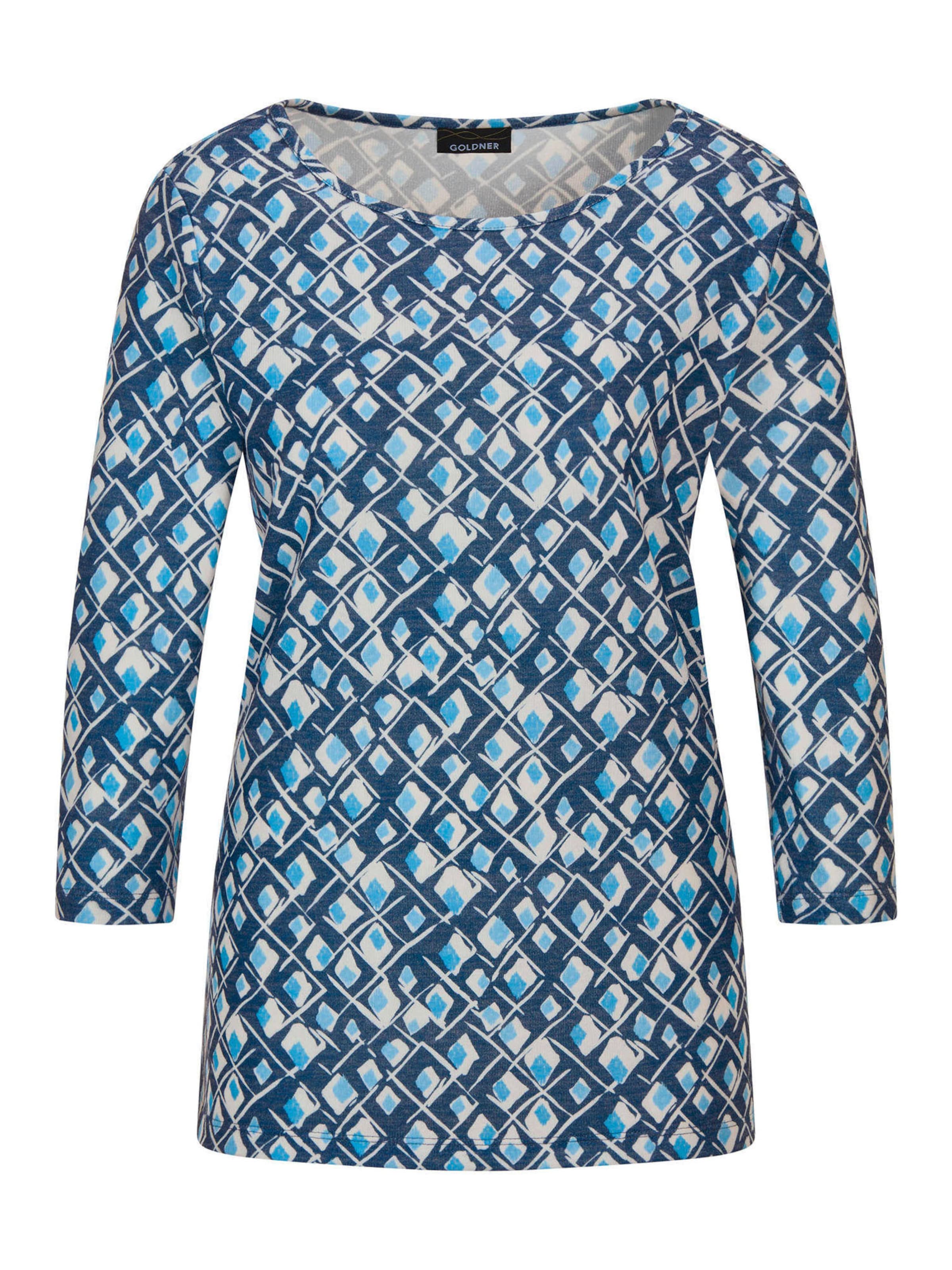 Goldner T-shirt en bleu / bleu clair, Vue avec produit