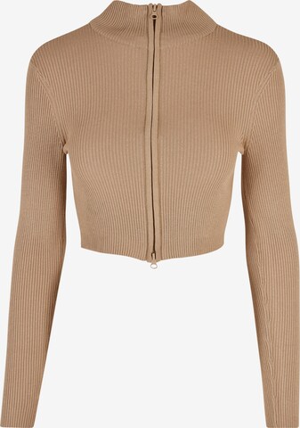 Cardigan Urban Classics en beige : devant