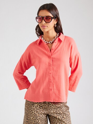 Camicia da donna 'VILania' di VILA in arancione: frontale
