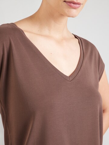 PIECES Shirt 'PCKAMALA' in Brown