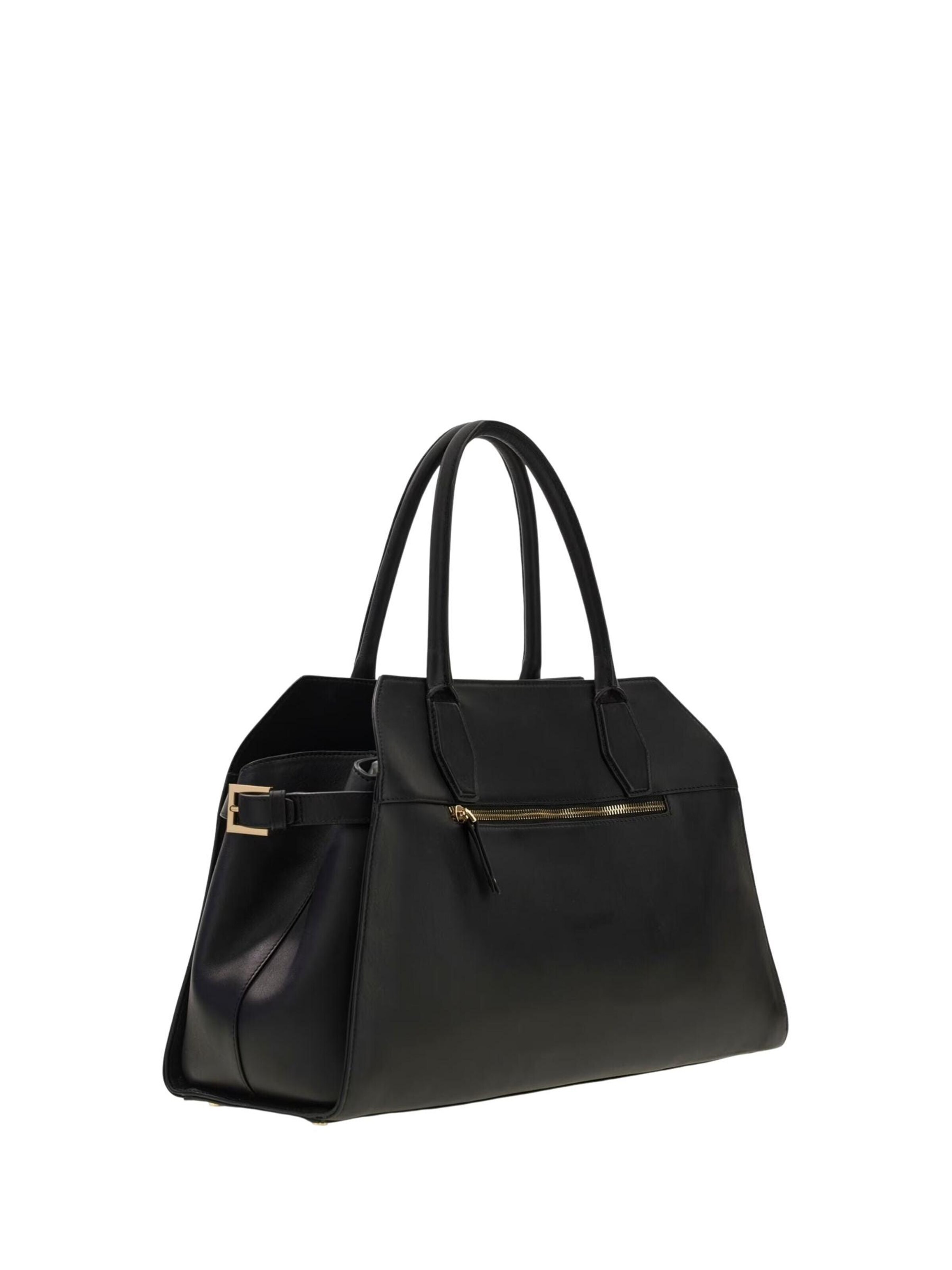 GUESS Torba za čez ramo 'Guess Sac Bandoulière Yulia Small Satchel Black' | črna barva