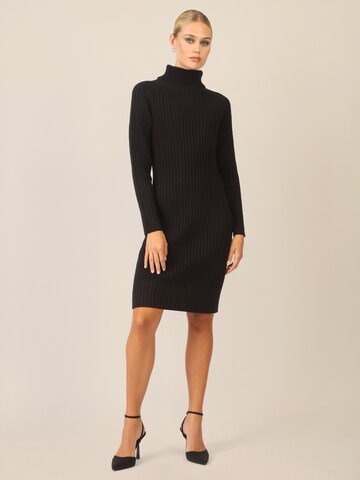 APART Strickkleid in Schwarz