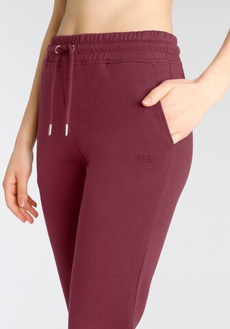 Tapered Pantaloni di H.I.S in rosso