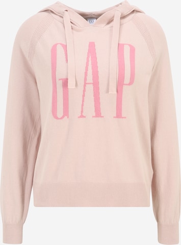 Gap Petite Пуловер в розово: отпред