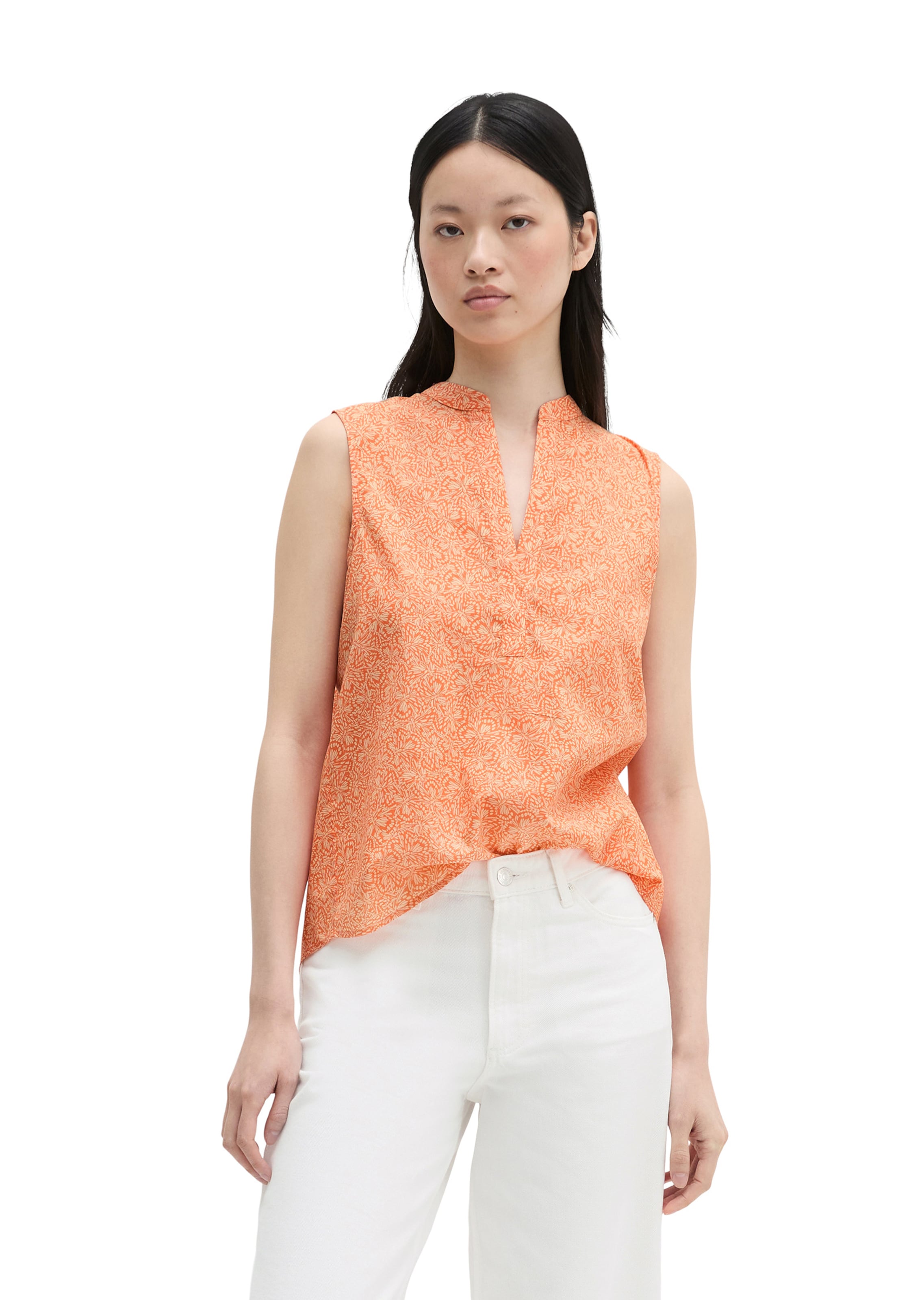 Chemisier Marc O'Polo en orange : devant