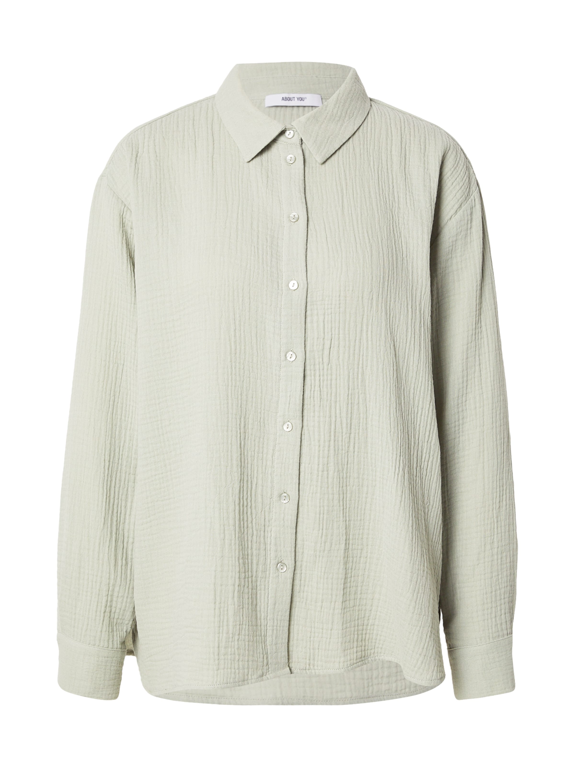 Camicia da donna 'Viveka' di ABOUT YOU in verde: frontale