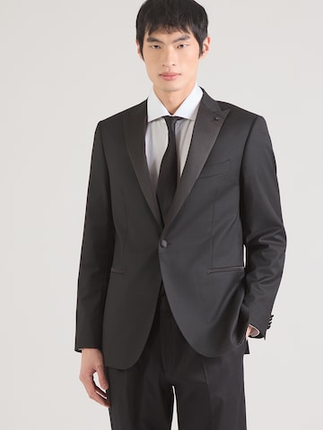 Michael KorsRegular Fit Poslovni sako - crna boja: prednji dio