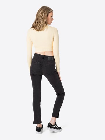 TAIFUN Slimfit Jeans in Zwart