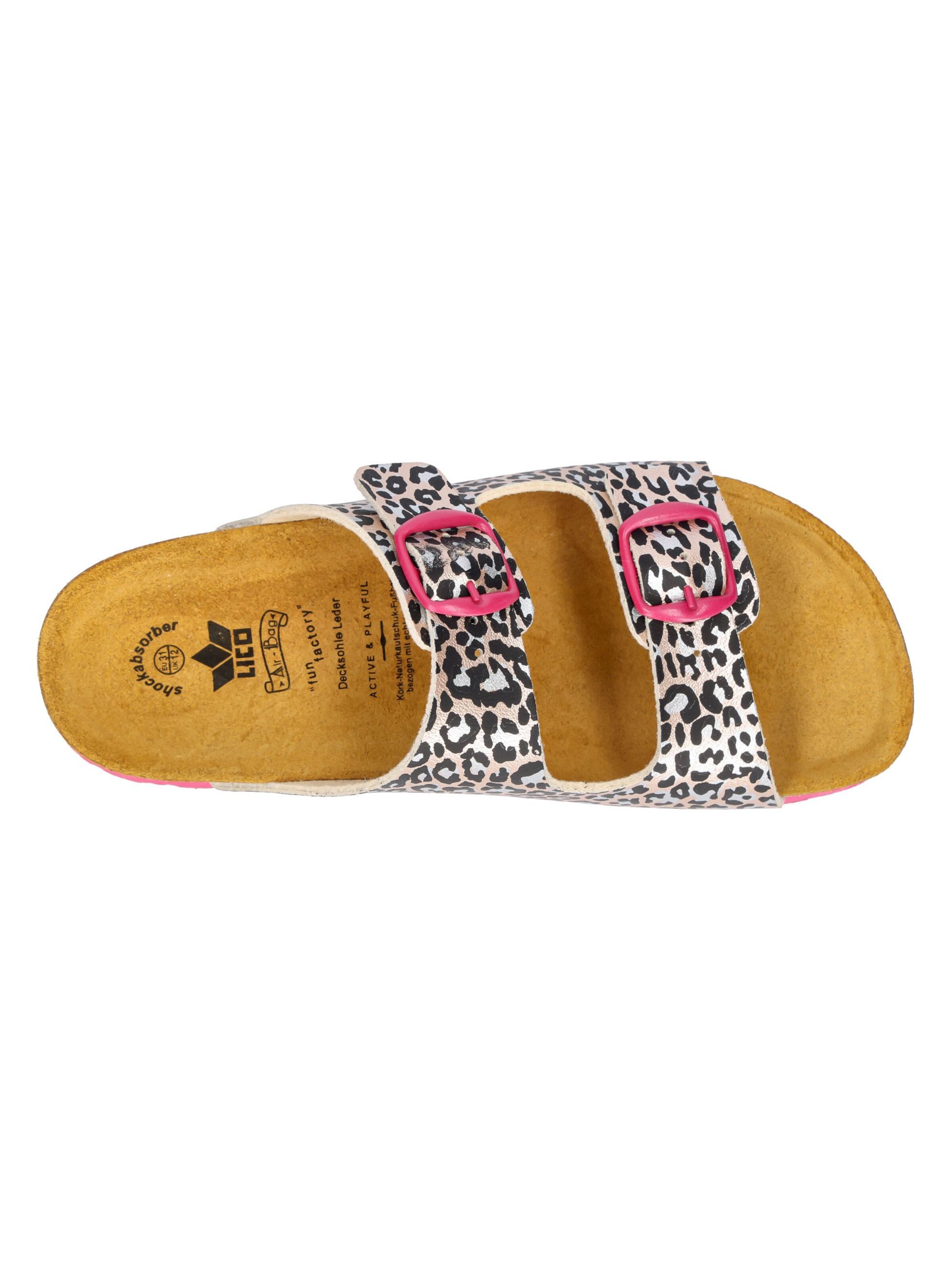 LICO Pantolette 'Bioline Rocky' in Pink