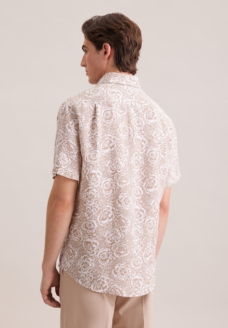 Coupe regular Chemise 'Smart Linen' SEIDENSTICKER en beige