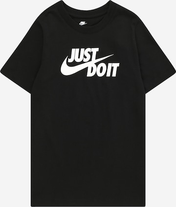 Nike Sportswear Μπλουζάκι 'JDI SWOOSH 2' σε μαύρο: μπροστά