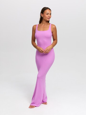 cfab (formerly creamy fabrics) Kleid 'Ribbed Tank Top Maxikleid'‌‌‌‌‌‌‌‌‌ in Lila