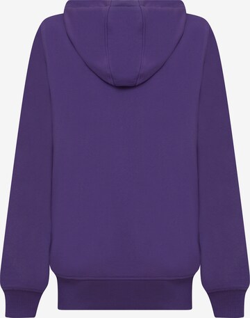 DENIM CULTURE Sweat jacket 'Arely' in Purple