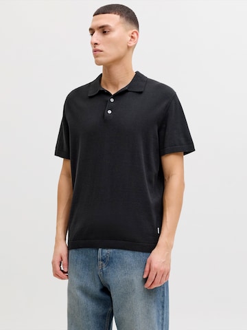 JACK & JONES Pulóver 'JJWILL' - fekete: elől