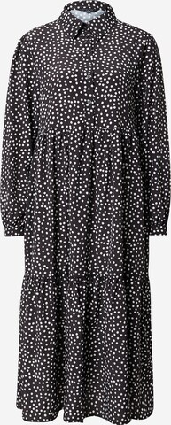 Dorothy Perkins Košilové šaty – černá: přední strana
