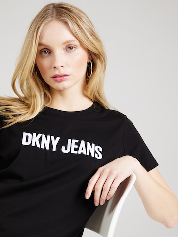 DKNY قميص بلون أسود