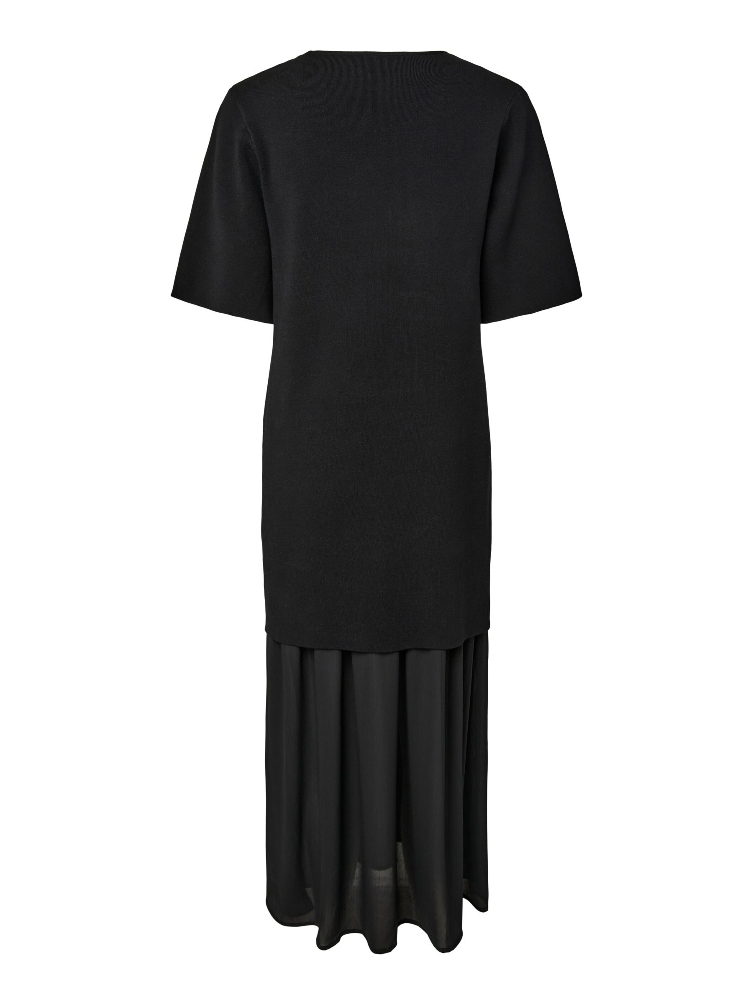 YAS - Vestido de punto 'YASBeani' en negro