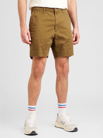 ESPRIT Slimfit Shorts in Grün: predná strana