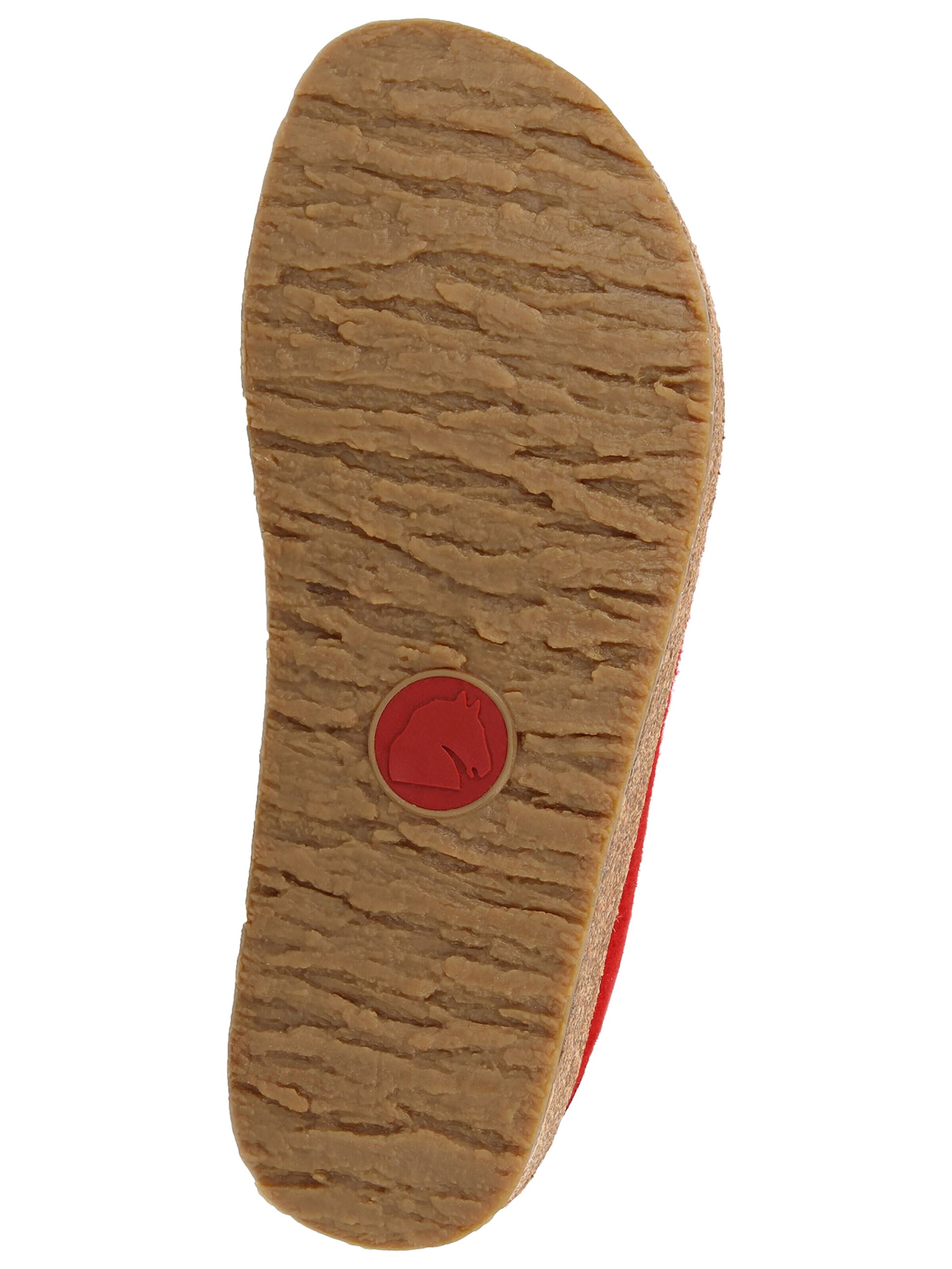 HAFLINGER Slippers 'Grizzly Torben' in Red