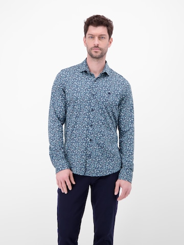 Coupe regular Chemise LERROS en bleu : devant