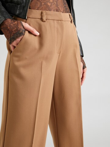 Regular Pantaloni cu dungă 'HALLIROY' de la minimum pe maro