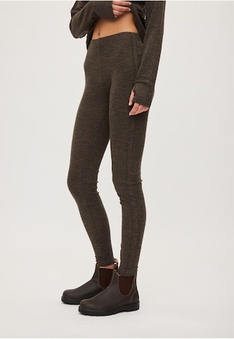 rethinkit studios Skinny Leggings 'Haze' in Braun
