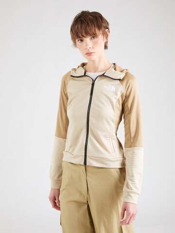 THE NORTH FACE Functionele fleece jas 'MOUNTAIN ATHLETICS' in Beige: voorkant