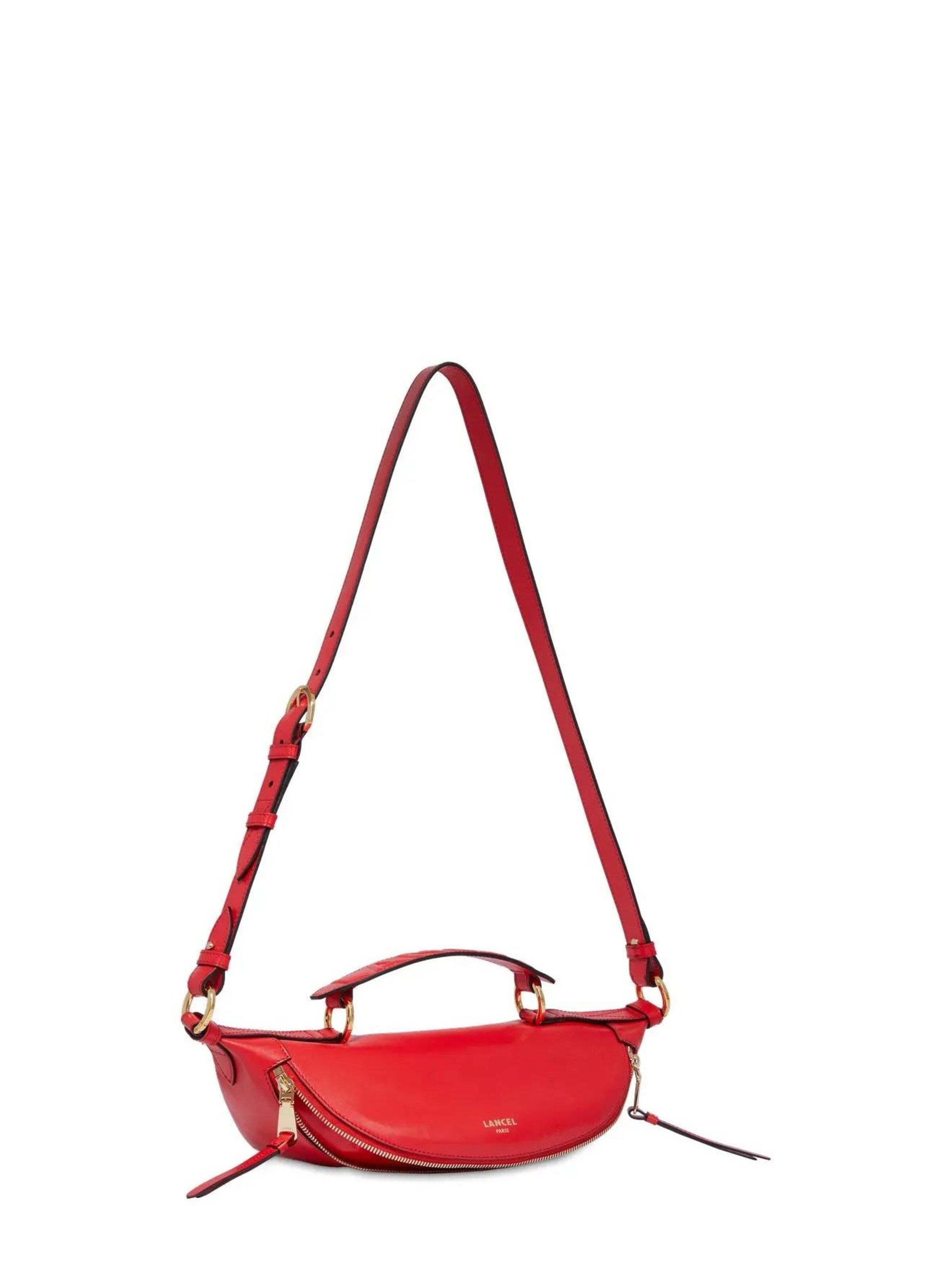 Lancel - Bolso de hombro 'Sac Bandoulière S Lancel Origami A12527JQTU Rouge' en rojo