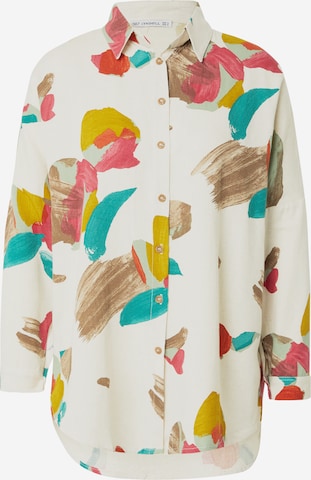 Bianco Lucci Bluse in Beige: Vorderseite