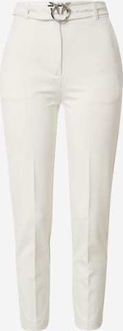 PINKO Viikidega püksid 'POTENZA', värv valge: eest vaates
